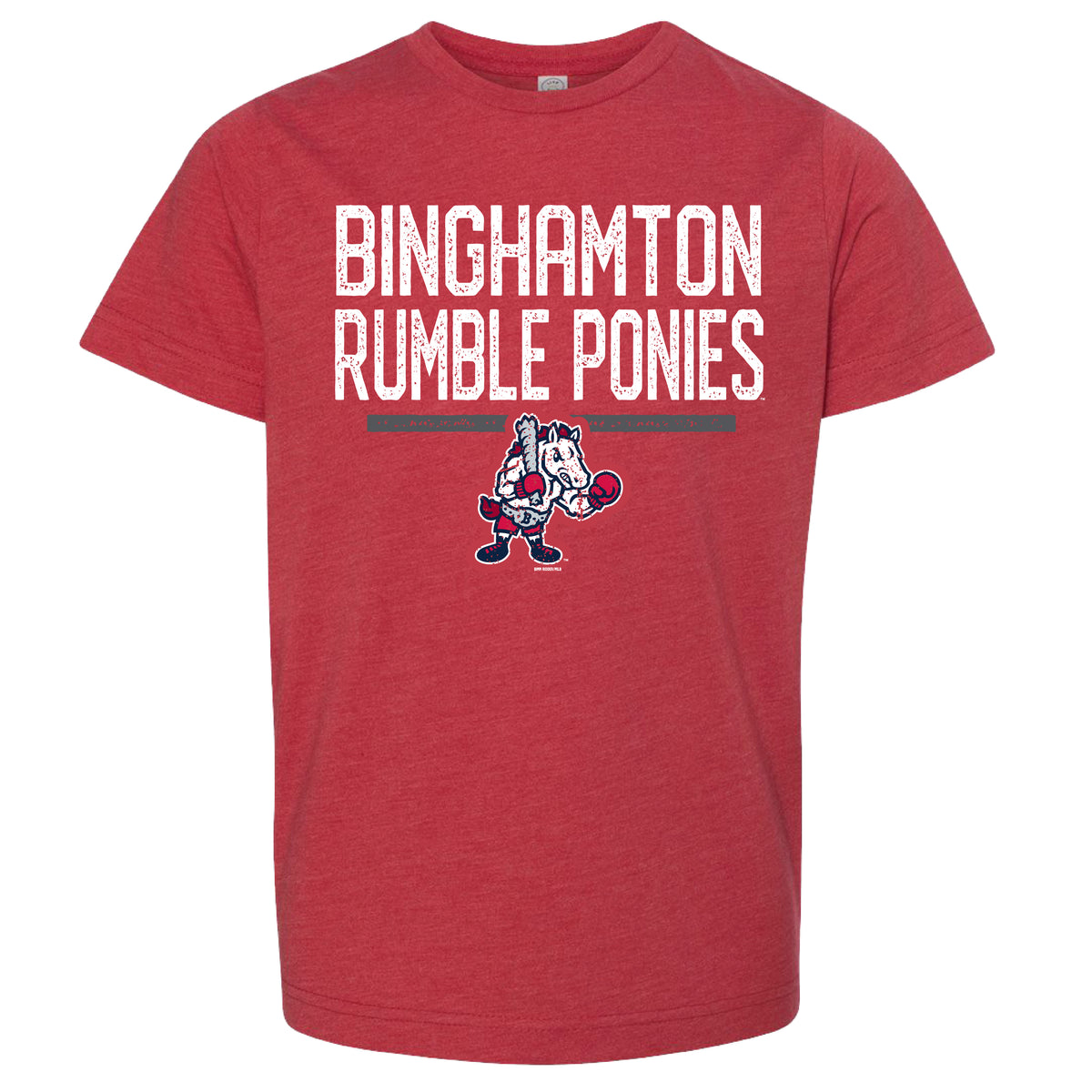 BRP Youth Vintage Red T-Shirt – Binghamton Rumble Ponies