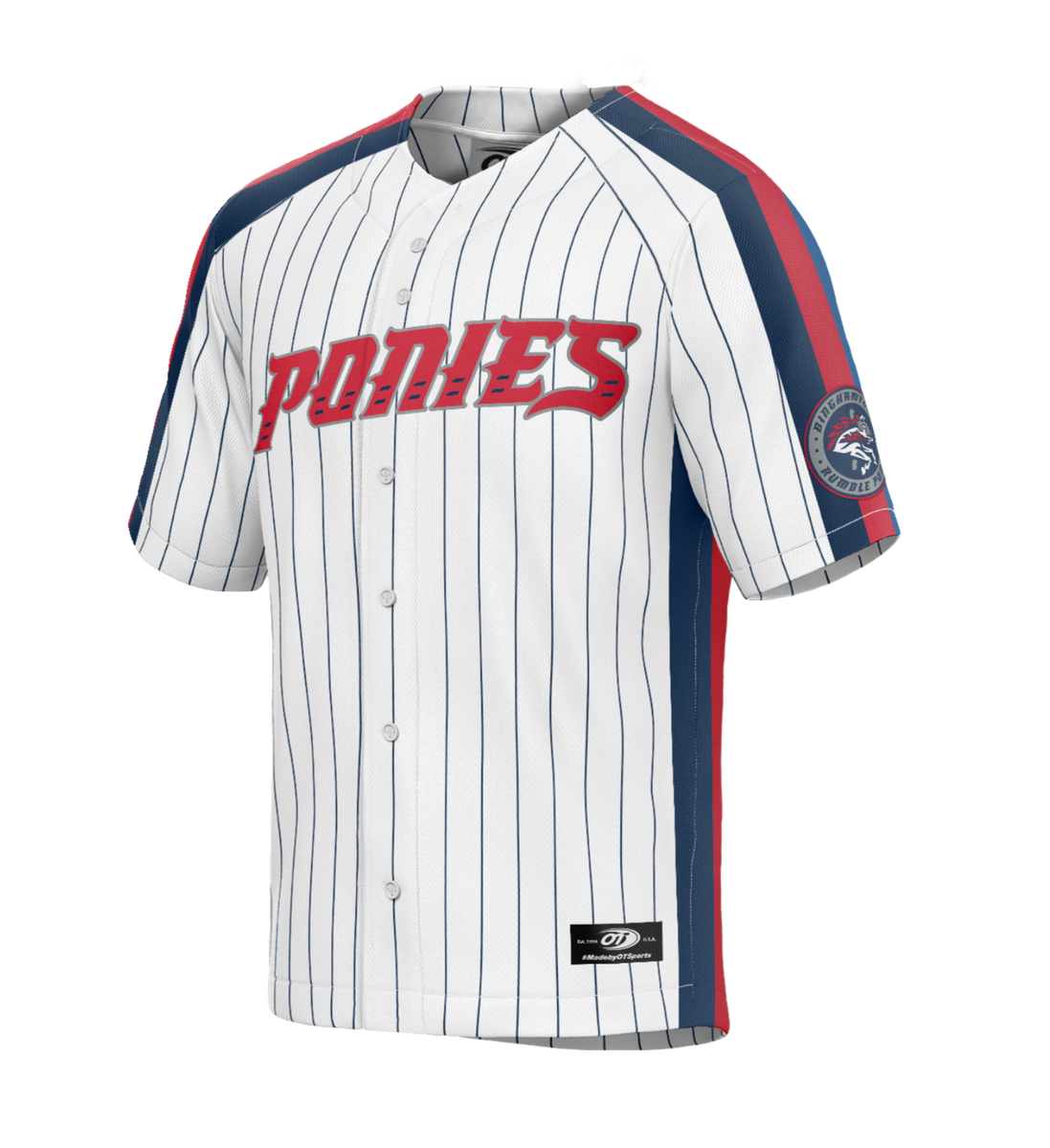 BRP ROCKIN' HORSES THEME NIGHT Replica Jersey – Binghamton Rumble Ponies