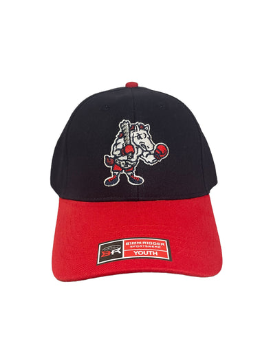 BRP Youth Rowdy Navy Blue/Red Cotton Hat
