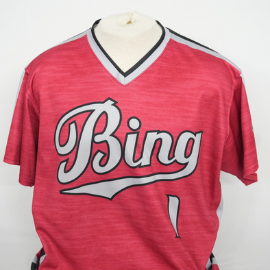 Red Alternate Bing Player-Worn and Game-Issued Jerseys