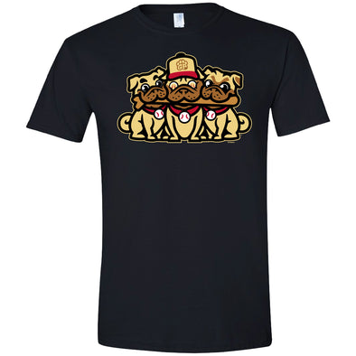 BRP NEW!  ADULT (Black)  Night of the Grumble Pugs Double-Sided Theme Night T-Shirt   NEW COLORS ADDED!