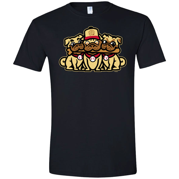 BRP NEW!  ADULT (Black)  Night of the Grumble Pugs Double-Sided Theme Night T-Shirt   NEW COLORS ADDED!