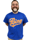 BRP New!  Adult Royal Blue "Bing" 100% Cotton T-Shirt