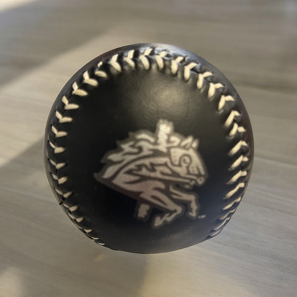BRP New!  Rawlings Collectible Black Baseball with Silver Stitching