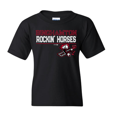 BRP Youth Black Rockin' Horses T-Shirt