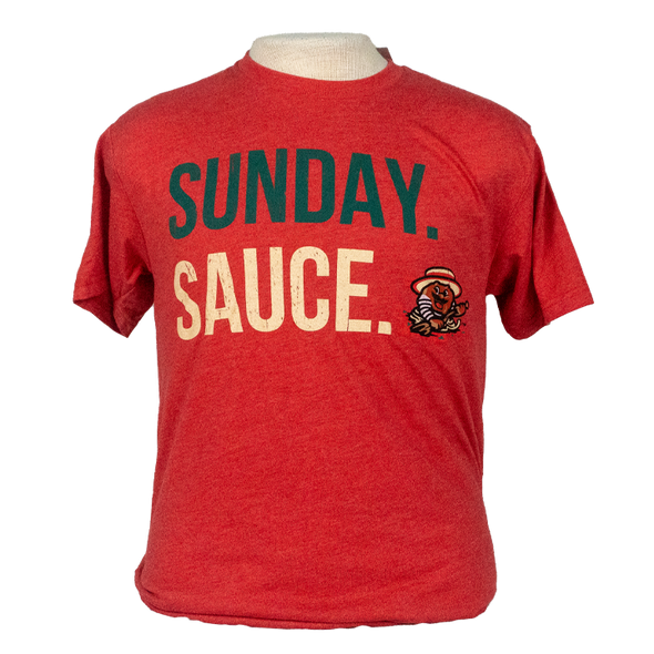 Sunday. Sauce. Shirt