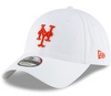 BRP New Era New York Mets Core Classic 9TWENTY Adj White Hat