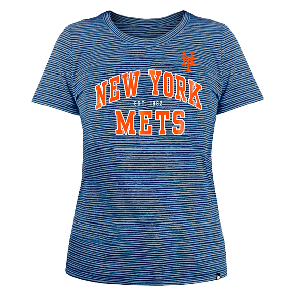 BRP NEW!   NY Mets Women's Striped S/S T-Shirt