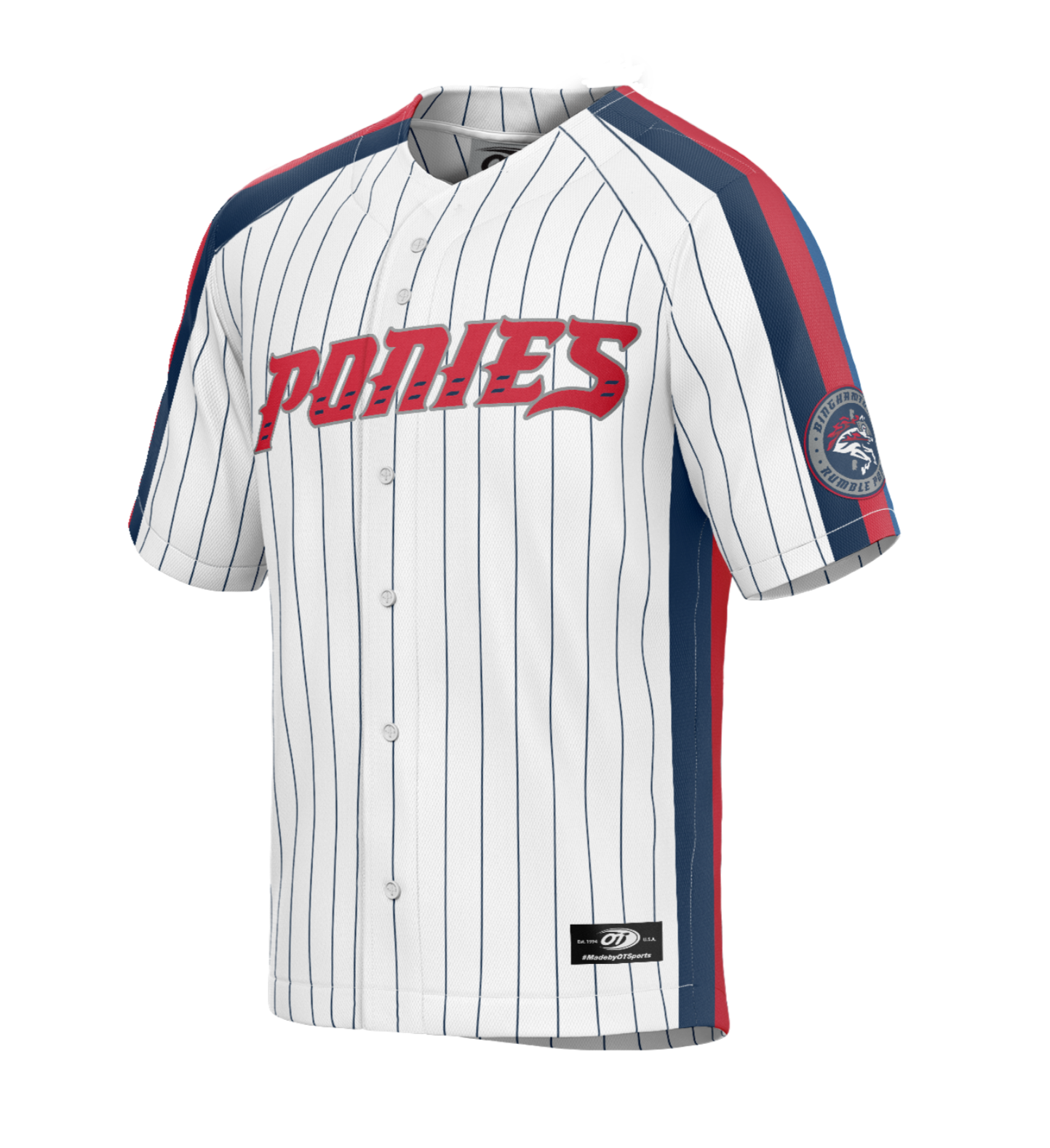 Youth Navy Minnesota Twins Full-Button Replica Jersey