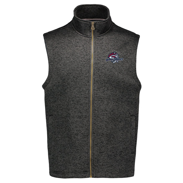 BRP FLEECE FULL-ZIP SWEATERVEST WITH EMBROIDERED PRIMARY LOGO